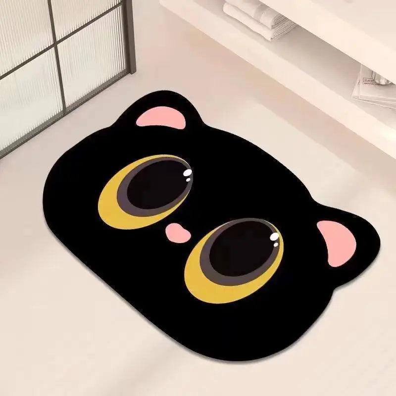 Cute Animals Quick-Dry Bathroom Mat