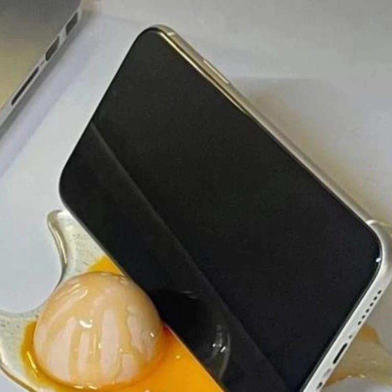 Broken Egg Yolk Universal Phone Stand