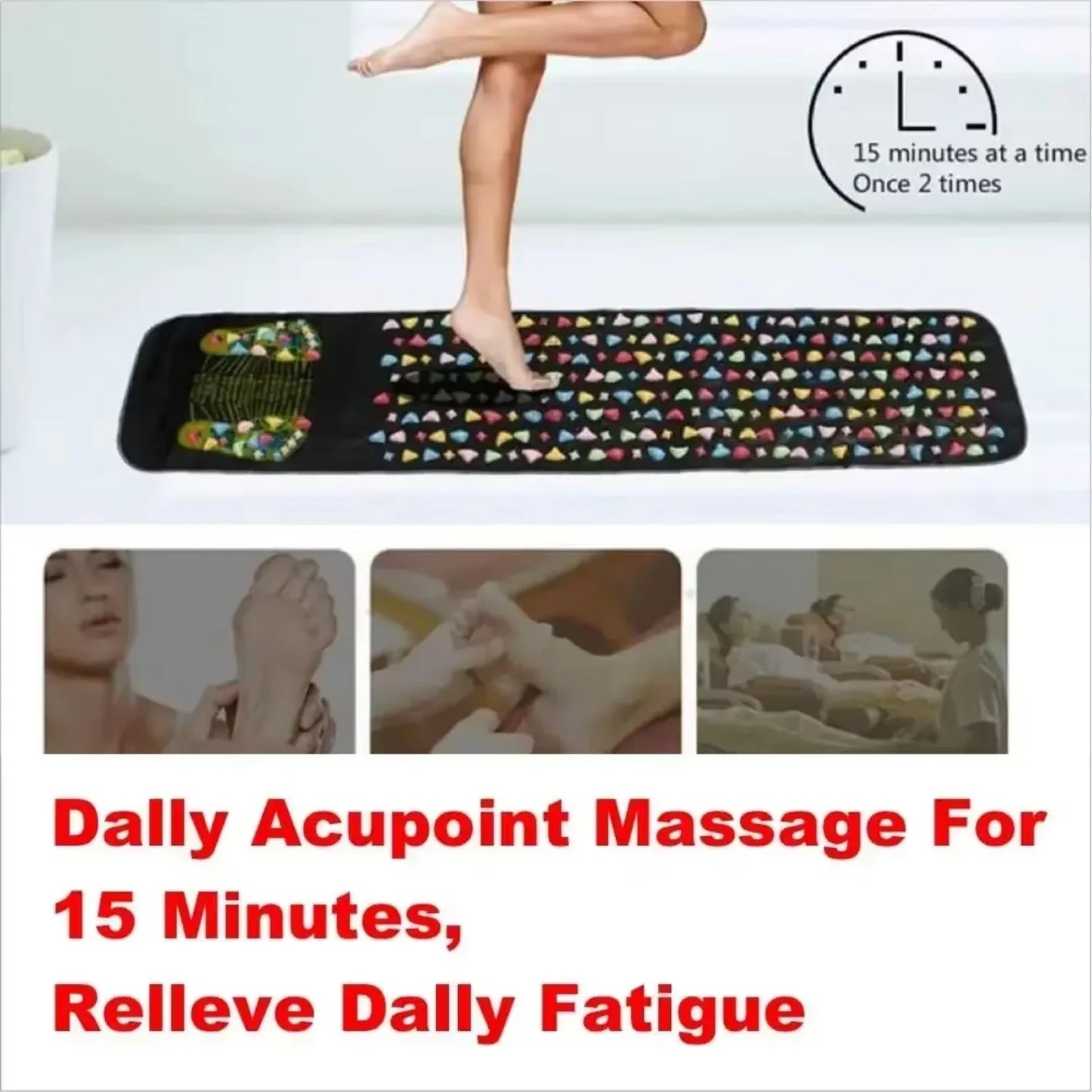 Multi-Point Reflexology Stress Relief Foot Massage Mat