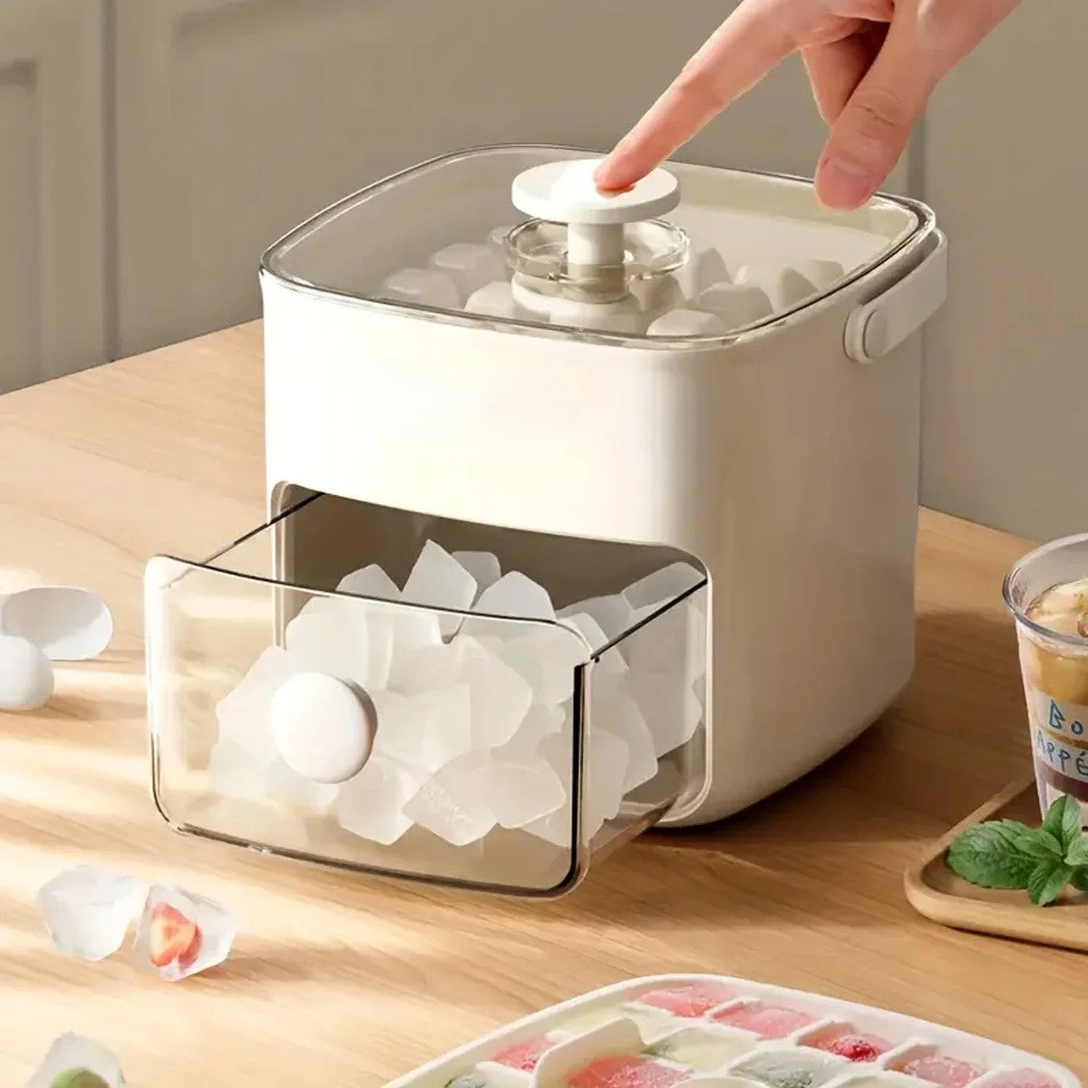 48-Grid Easy Ice Cube Maker Machine