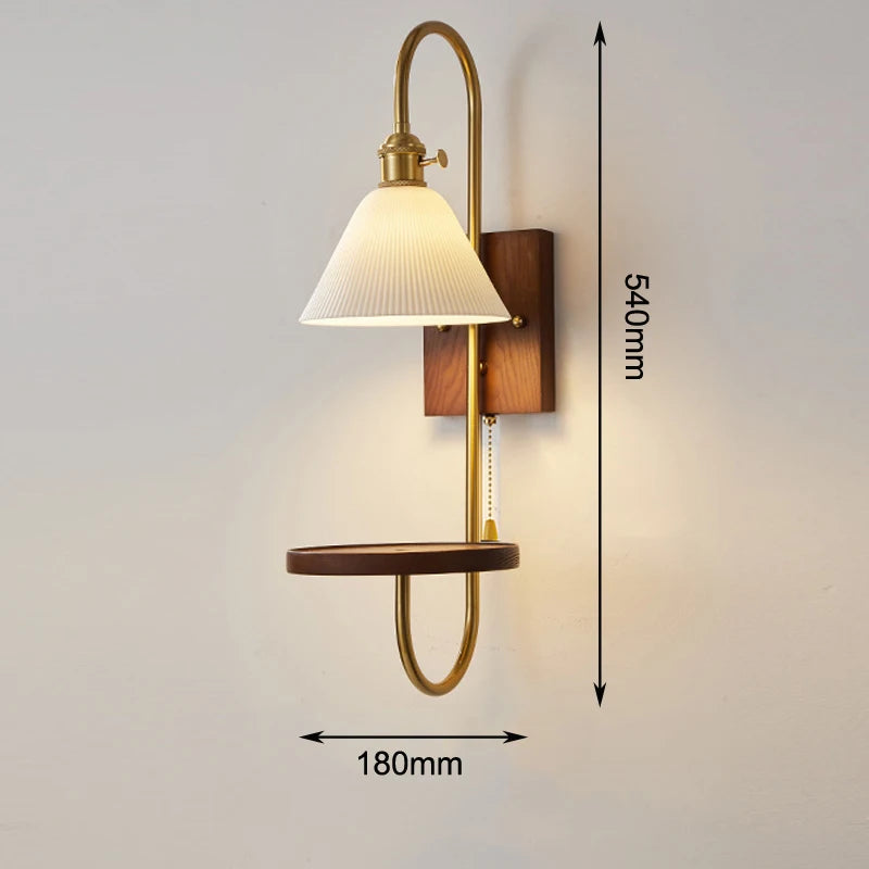 American Vintage Glass Wall Ambient Lamp