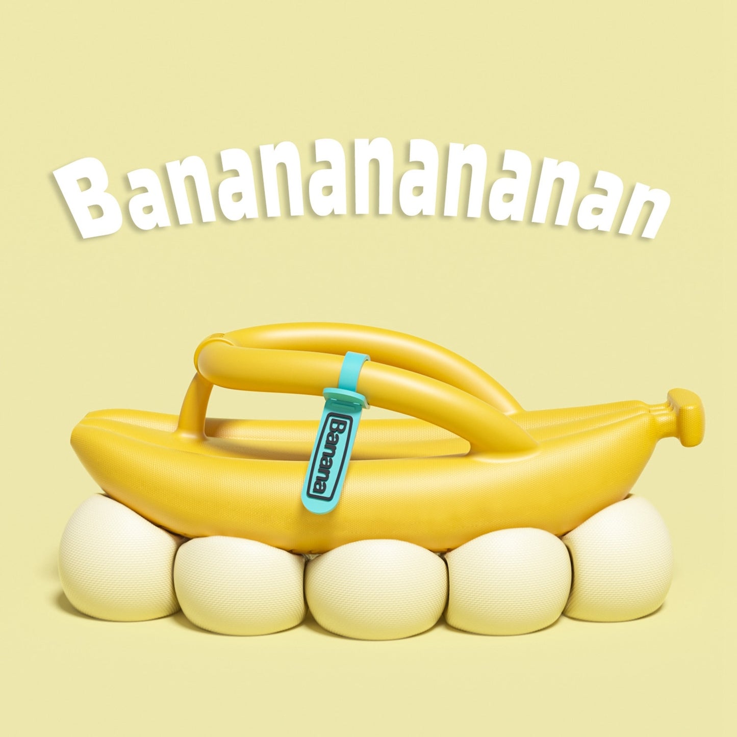 Plush Banana Comfy EVA Flip Flops