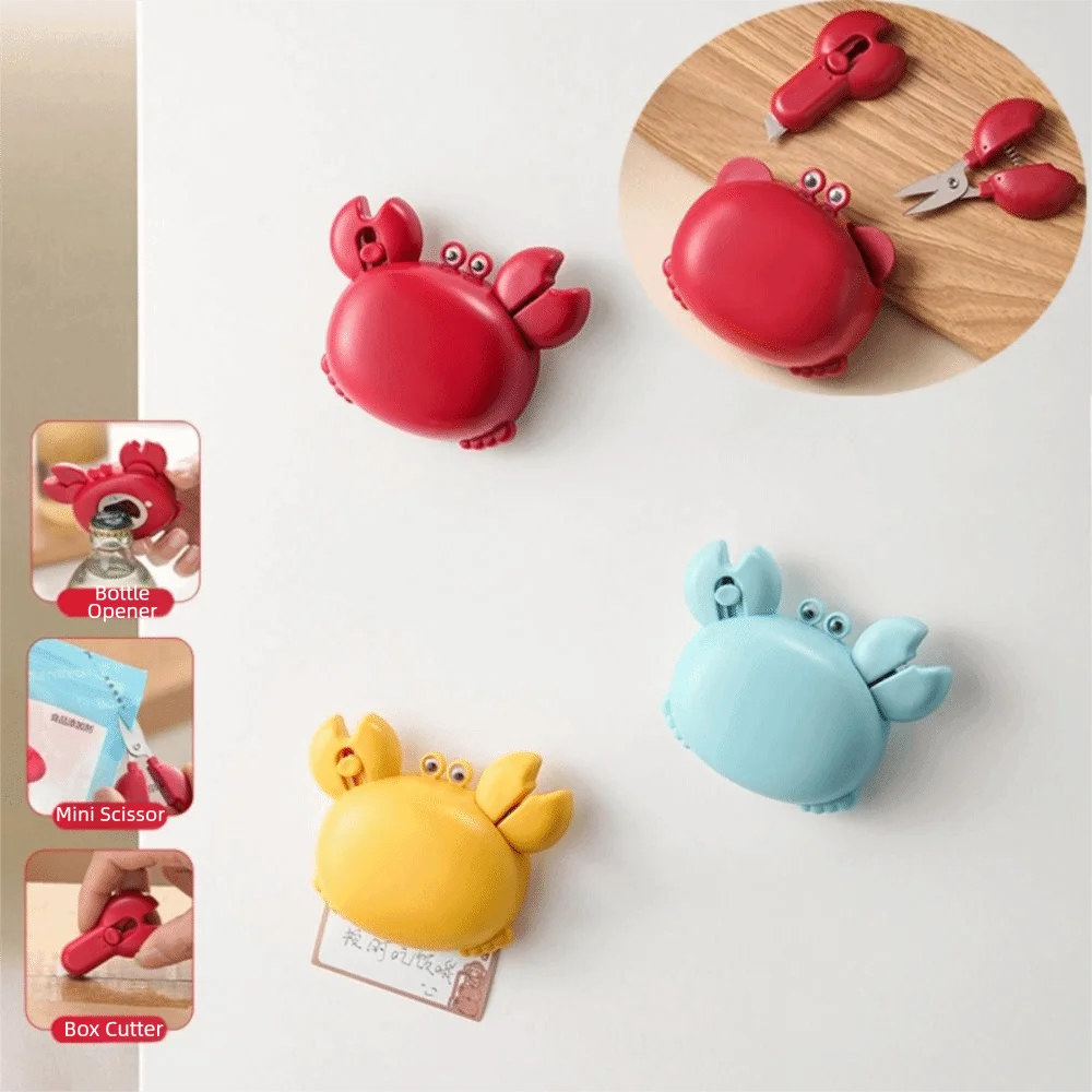 Friendly Crab Box & Bottle Opener Scissors Tool