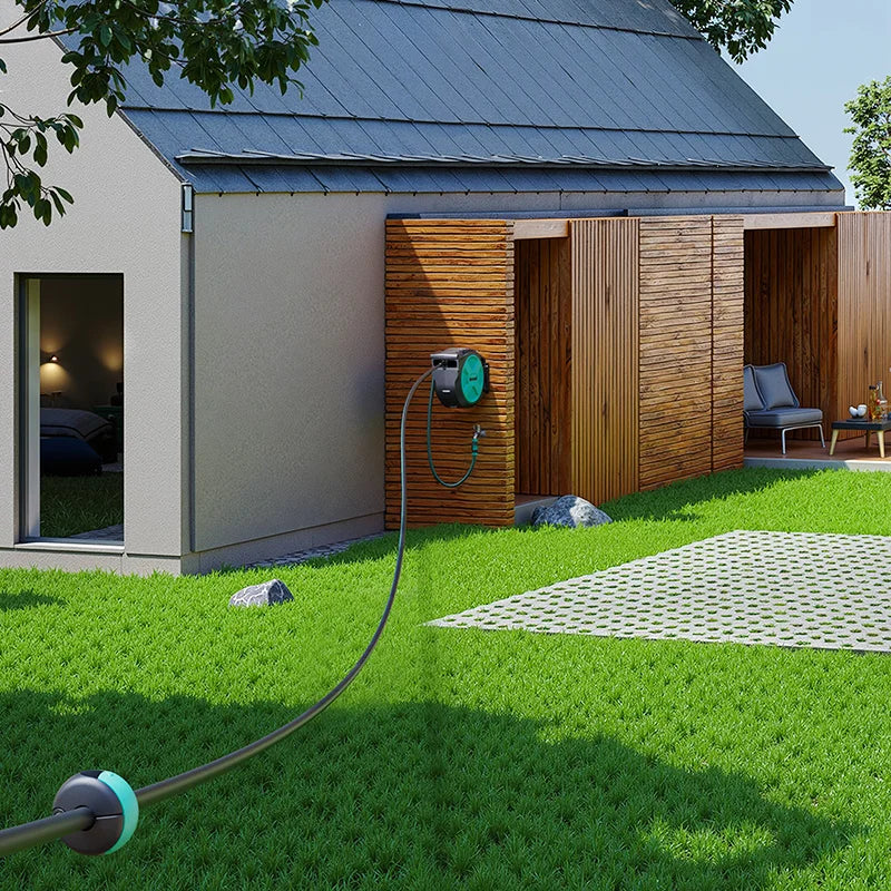 Yardpilot Auto-Retractable Wall-Mounted Garden Hose Reel