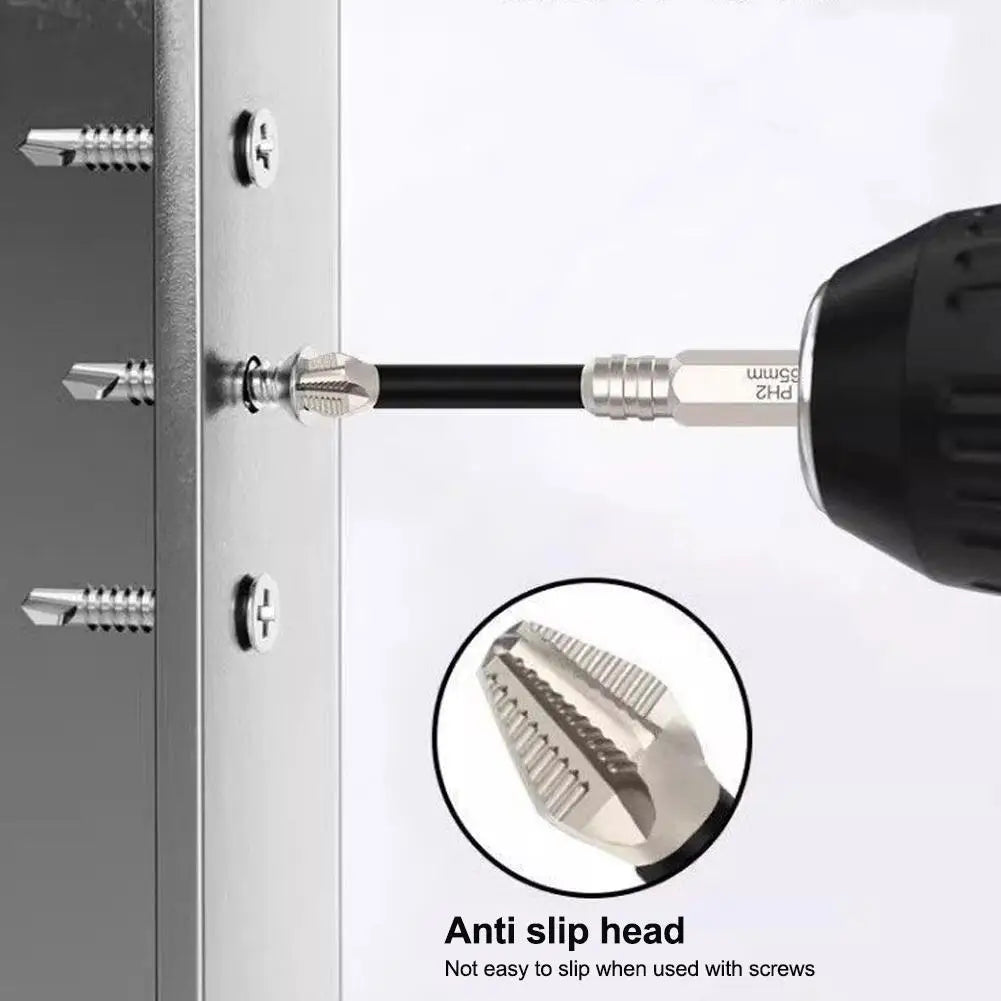 Magnetic Anti-Slip Screwdriver Bit Set