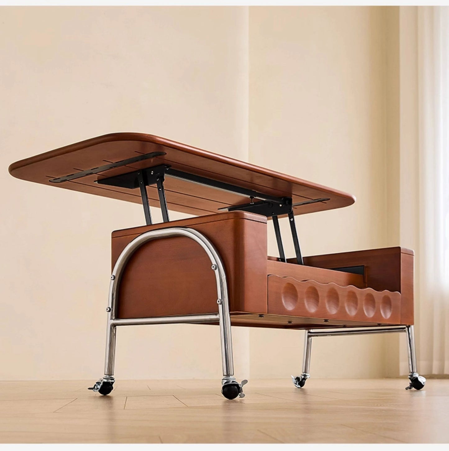 TopFlip Hidden Storage Lift Top Coffee Table