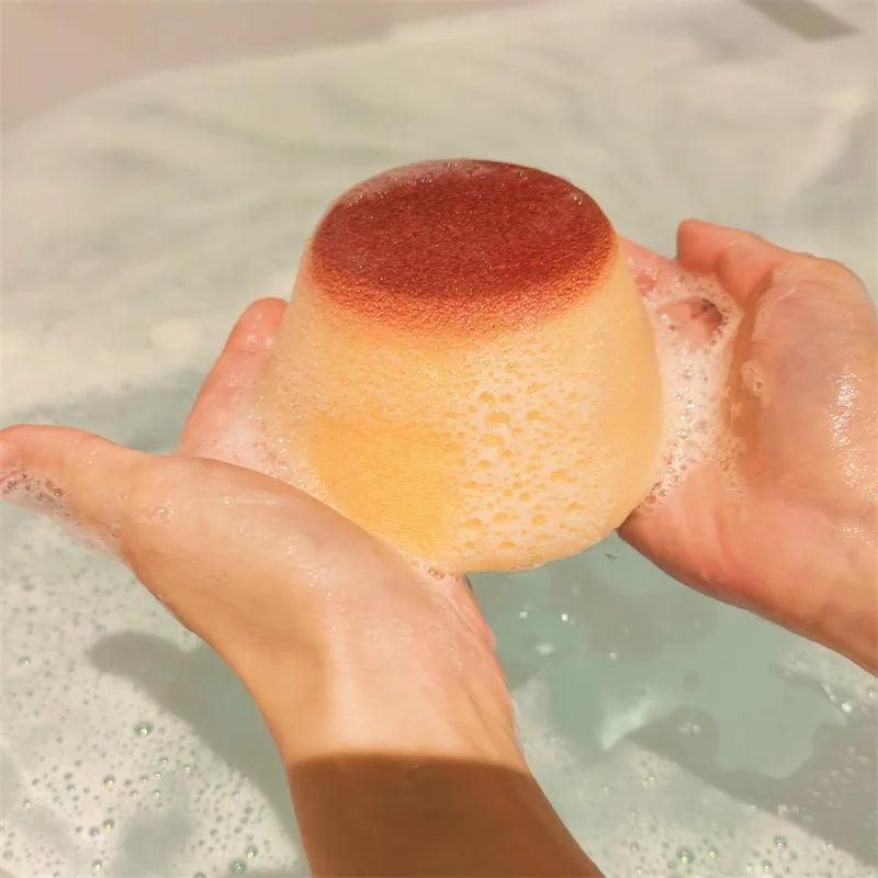 Strawberry Caramel Pudding Cleaning Sponge