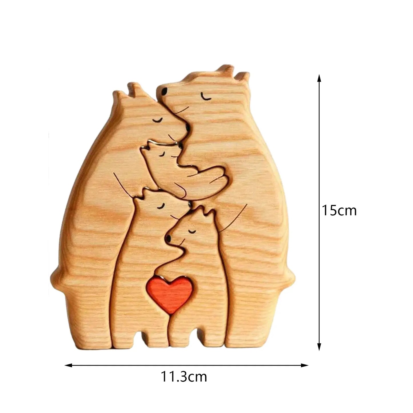 Loving Bears Interlocking Puzzle Decor
