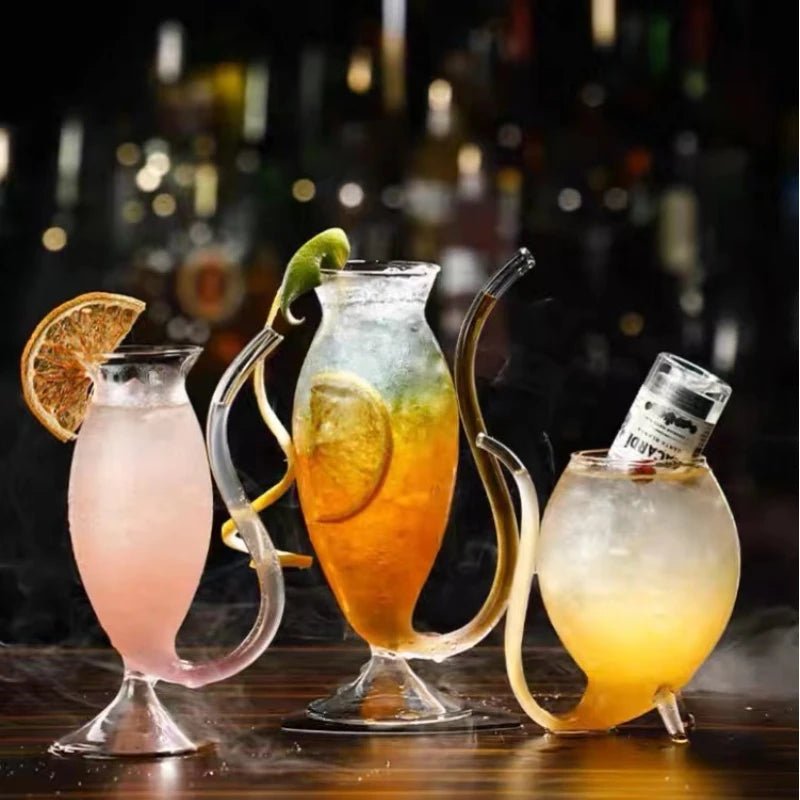 Creative Geometric Wine & Cocktail Glasses