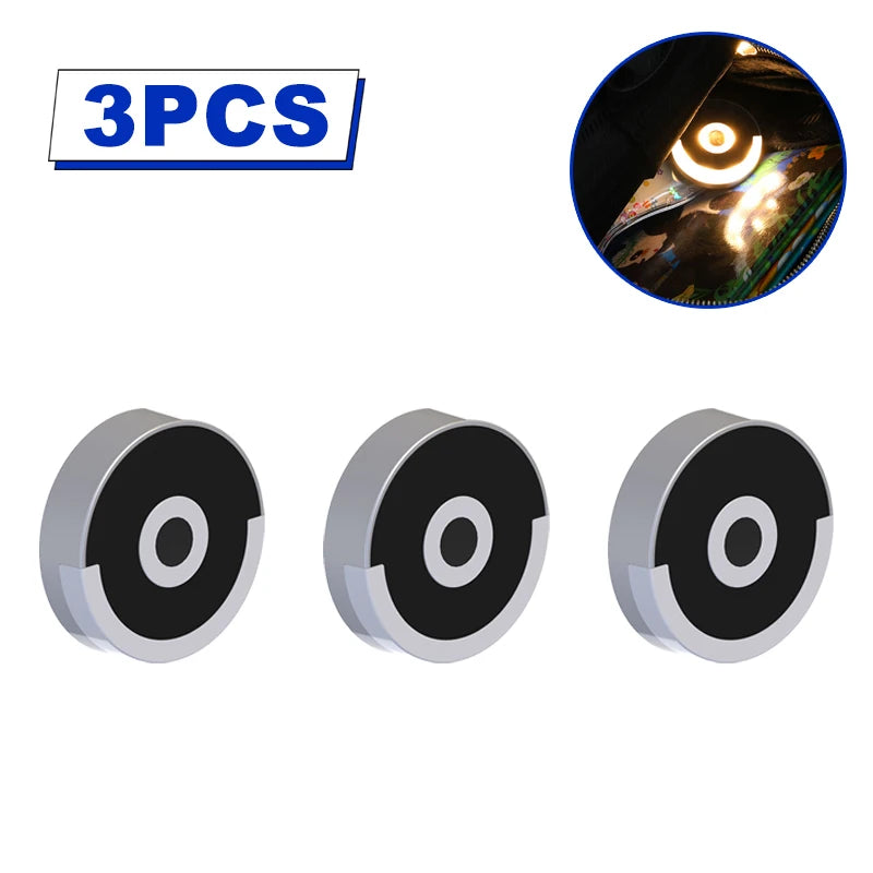 Compact Circular Touch LED Portable Night Lamp