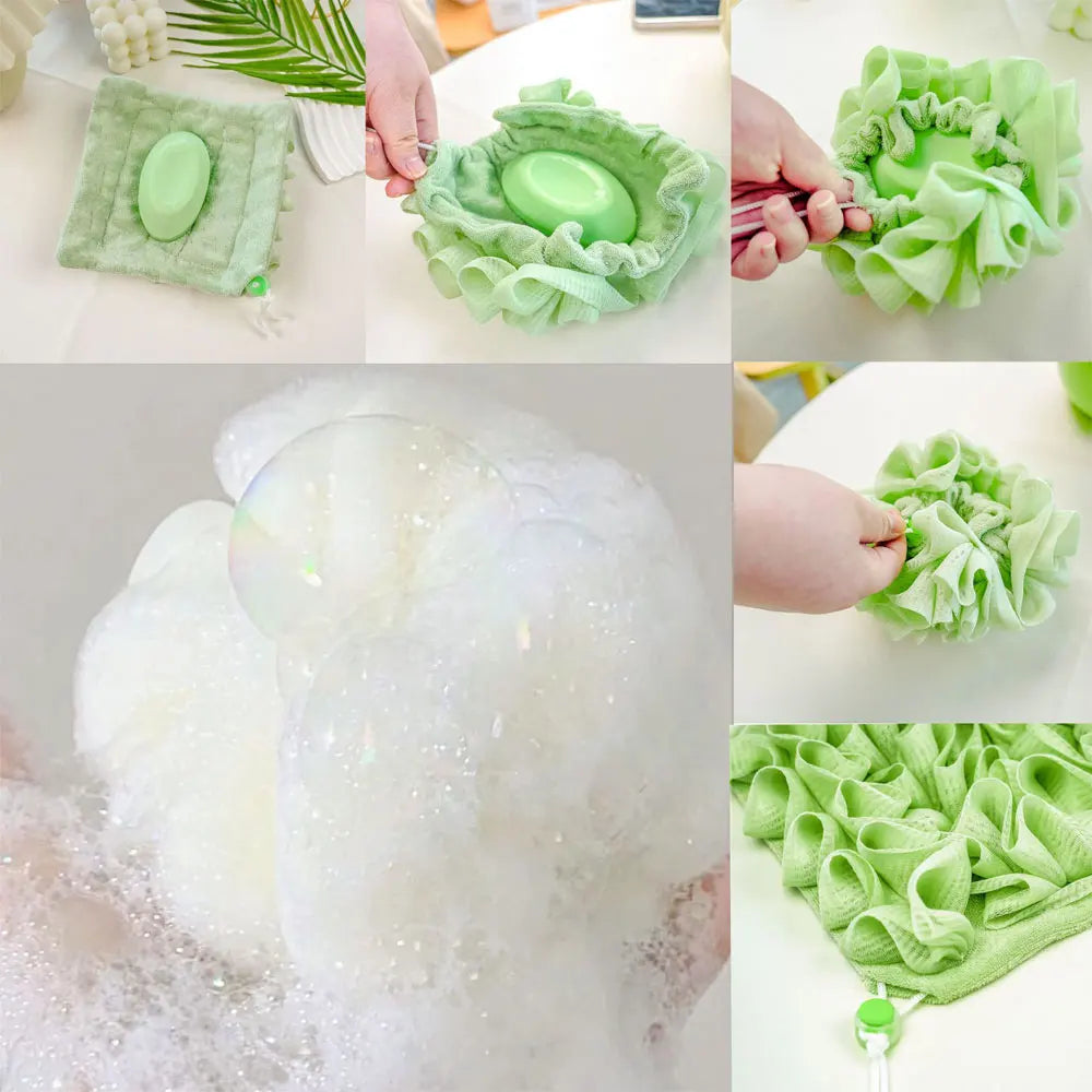 2in1 Soap Holder Shower Sponge