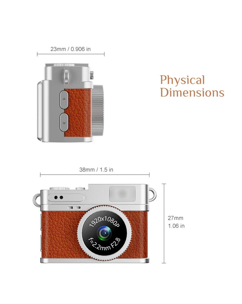 Vintage Digital Camera Style Necklace