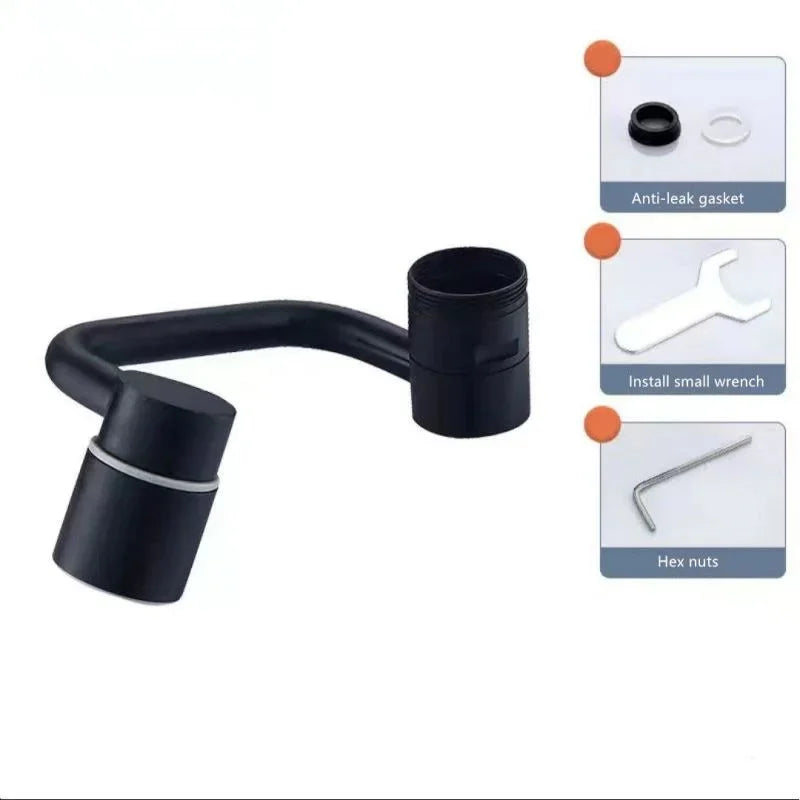 Rotating Multi-Purpose Universal Anti-Splash Faucet Extender