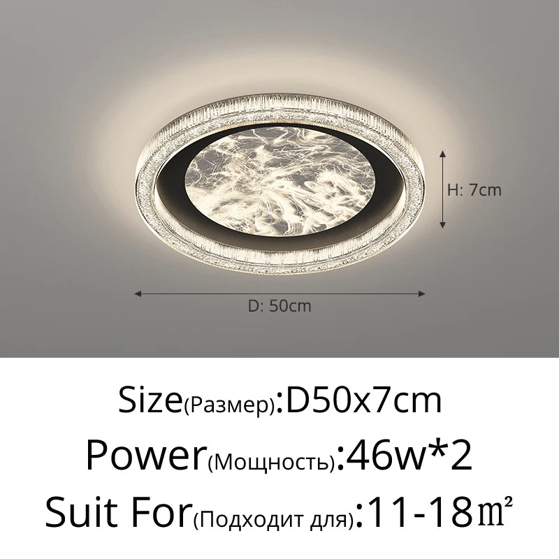 Moon Ring Ambient Ceiling Lamp