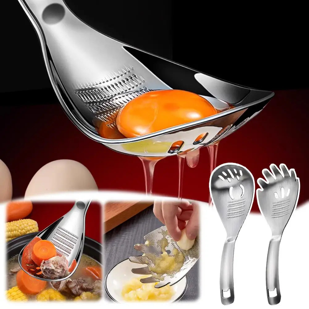 Prep Ninja 3in1 Garlic Ginger Yolk Stainless Spoon