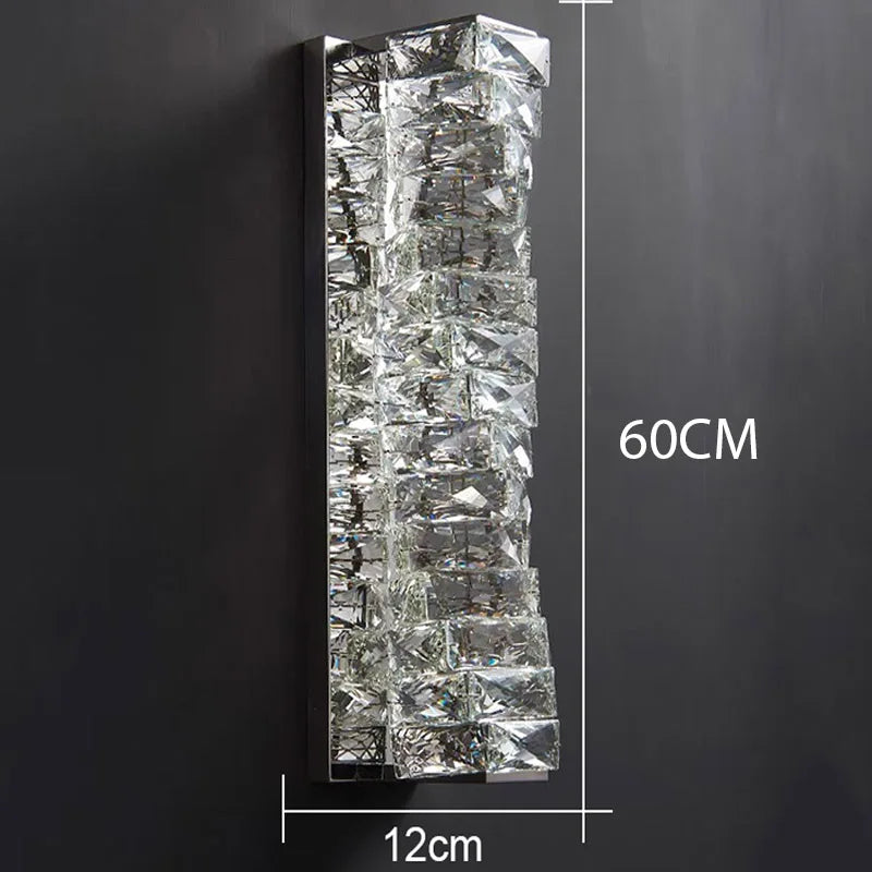 Icefall Crystal American Wall Lamp