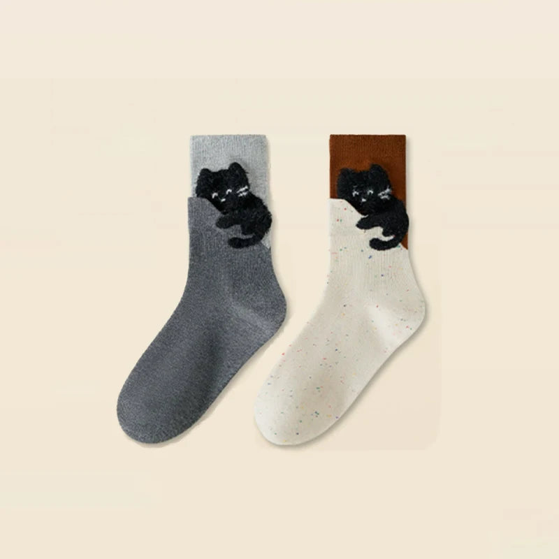 Clingy Cat Socks