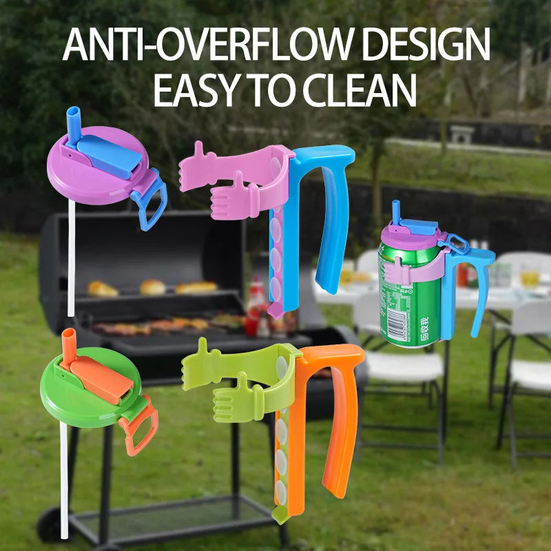 Easy-Grip Soda Can Drinking Handle Gadget