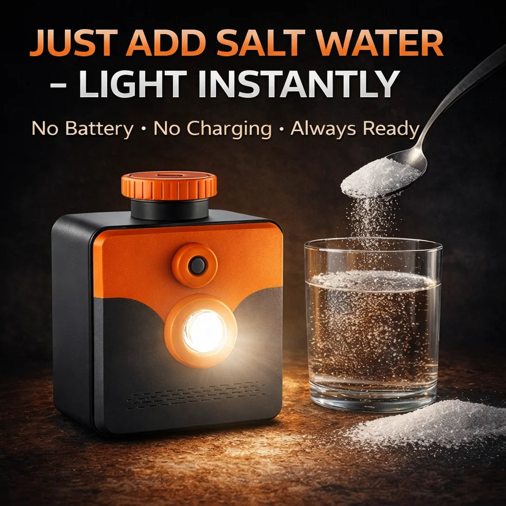 Aqua Charge Salt Water Emergency Lamp