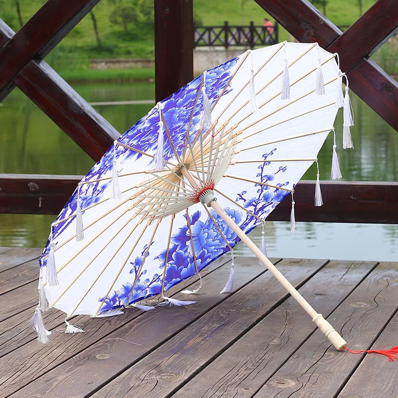Bamboo Handmade Vintage Paper Umbrella