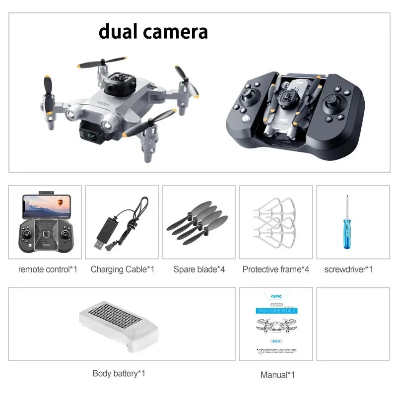 Dual Camera Built-In Storage Box Five-sided Obstacle Avoidance Drone