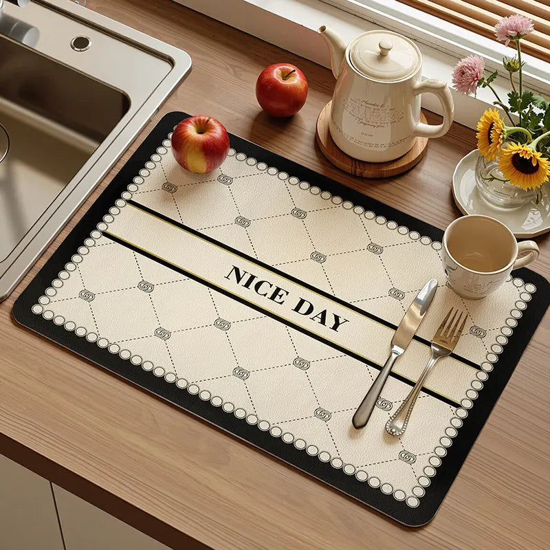 Floral Bloom Quick-Dry Mat