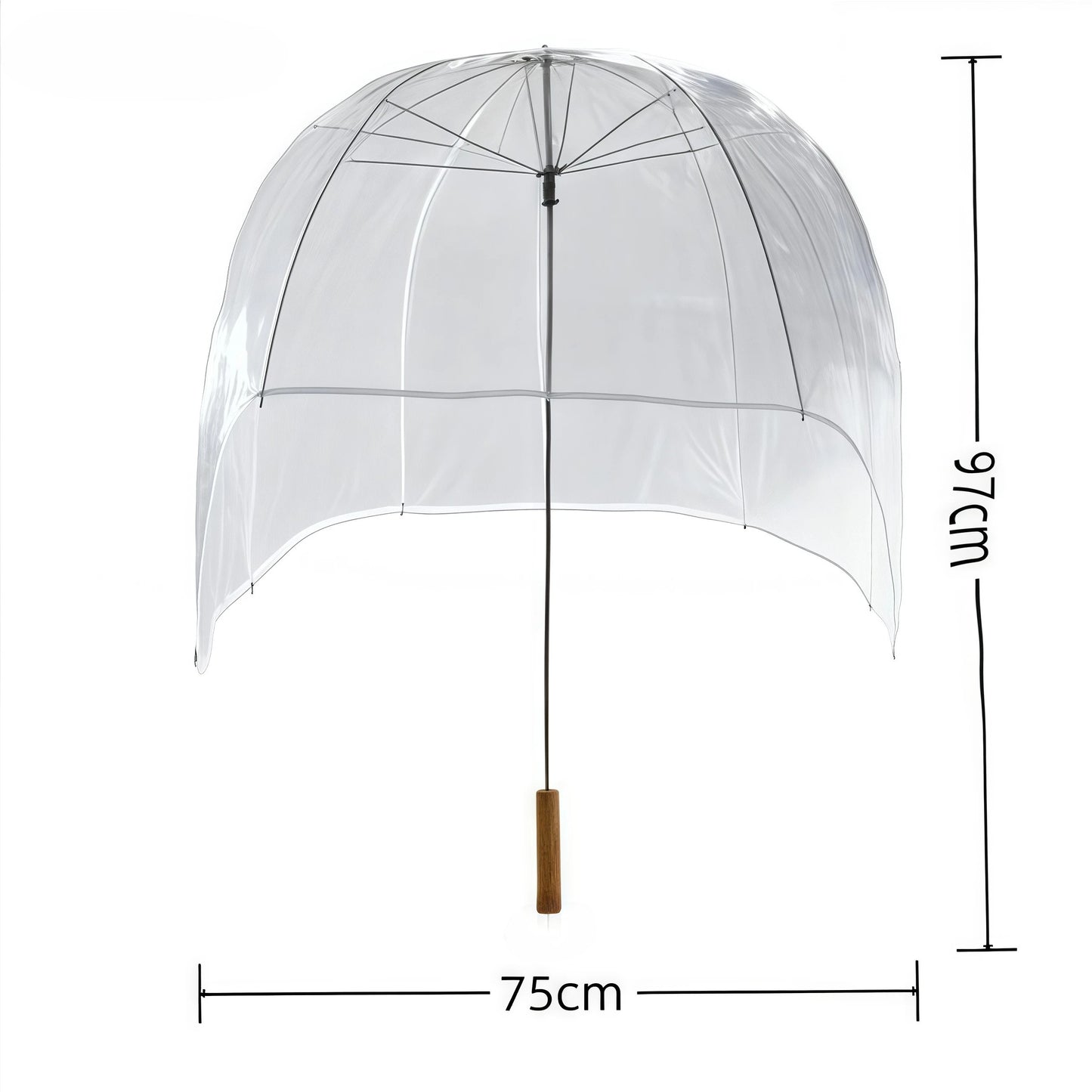 Never Wet Full Cover Bubble Umbrella