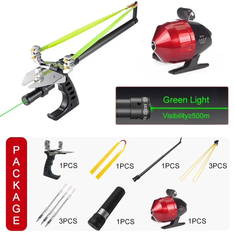 Long-Range Telescopic Fishing Laser Slingshot