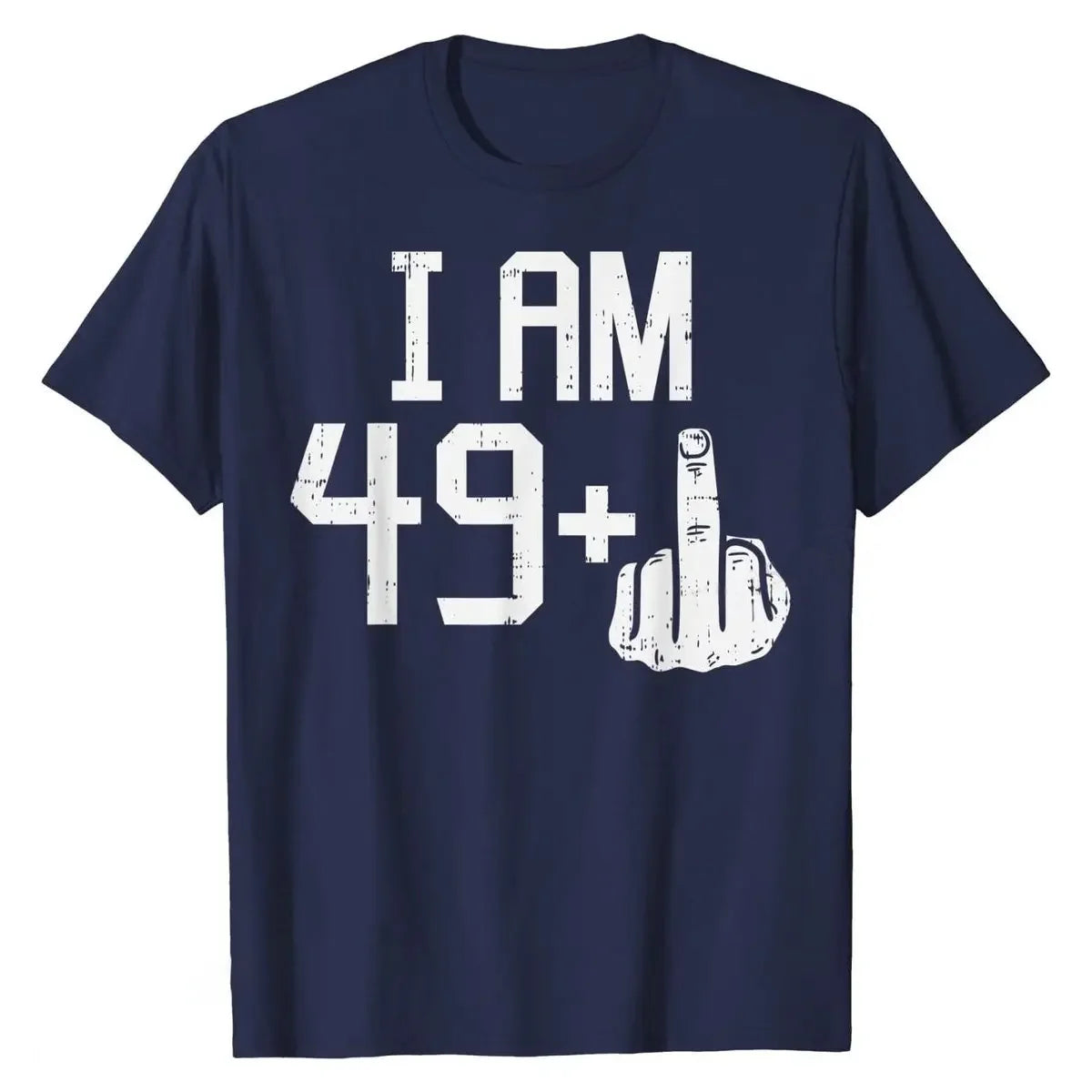 49 Plus Middle Finger Sarcastic T-Shirt