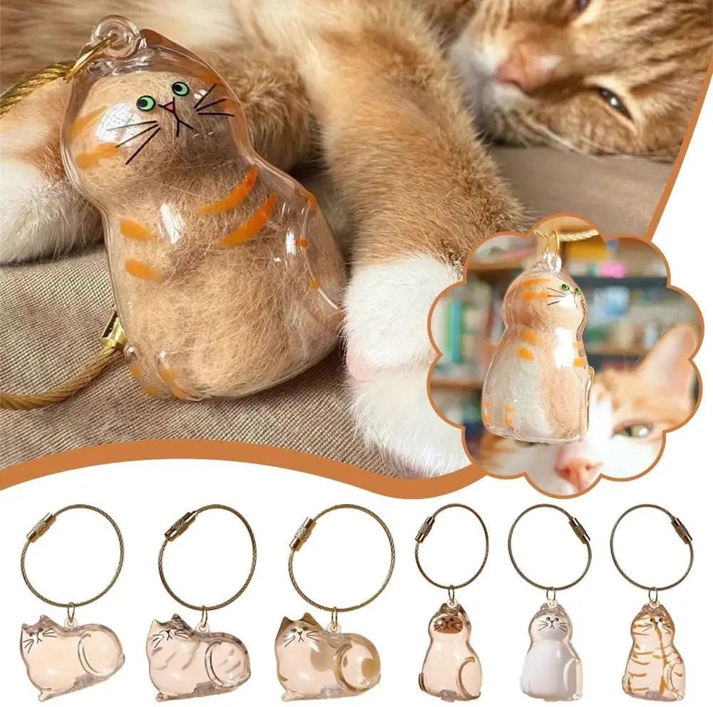 Cat Fur Keepsake Memory Pendant Necklace