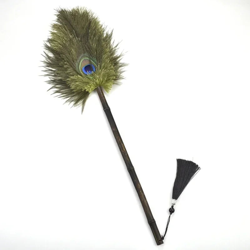 Peacock Feather Anti-Static Dusting Brush