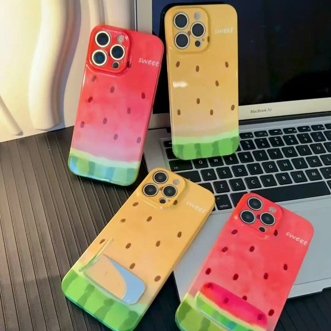 Juicy Shell Mirror Watermelon iPhone Case