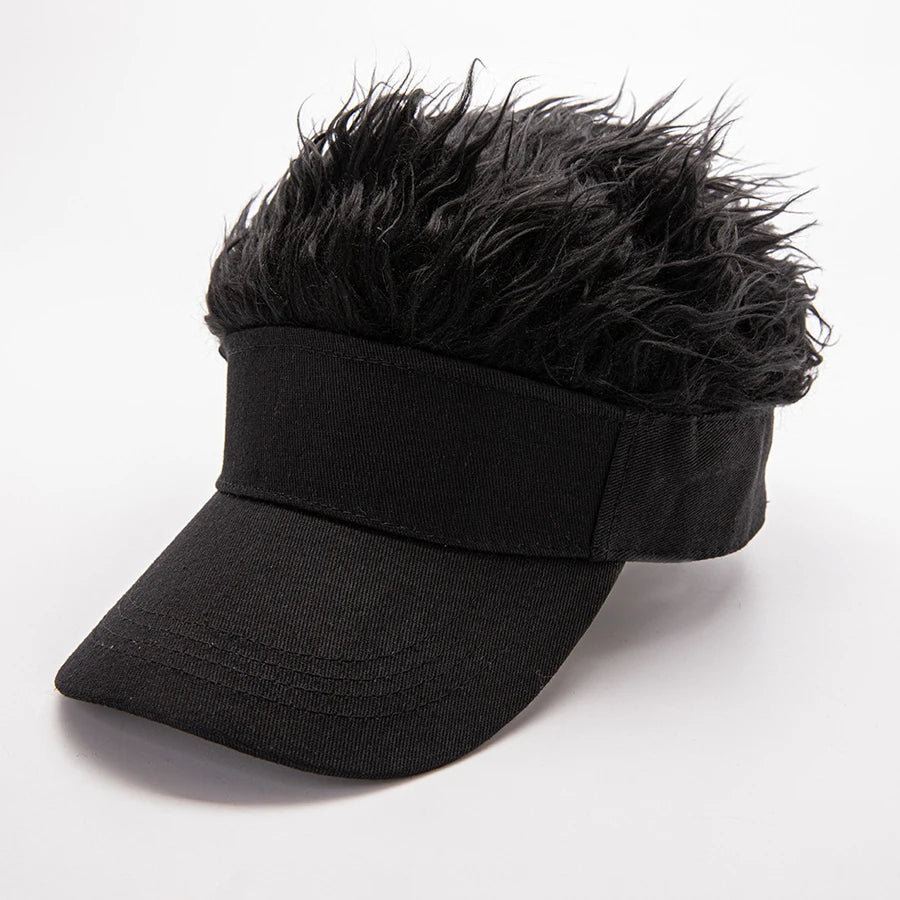 Hip-Hop Fake Hair Baseball Hat