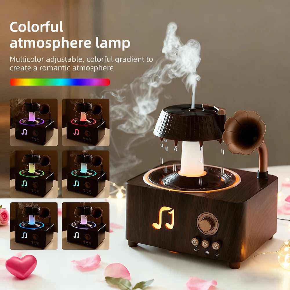 Vintage Rotating Gramophone Air Humidifier