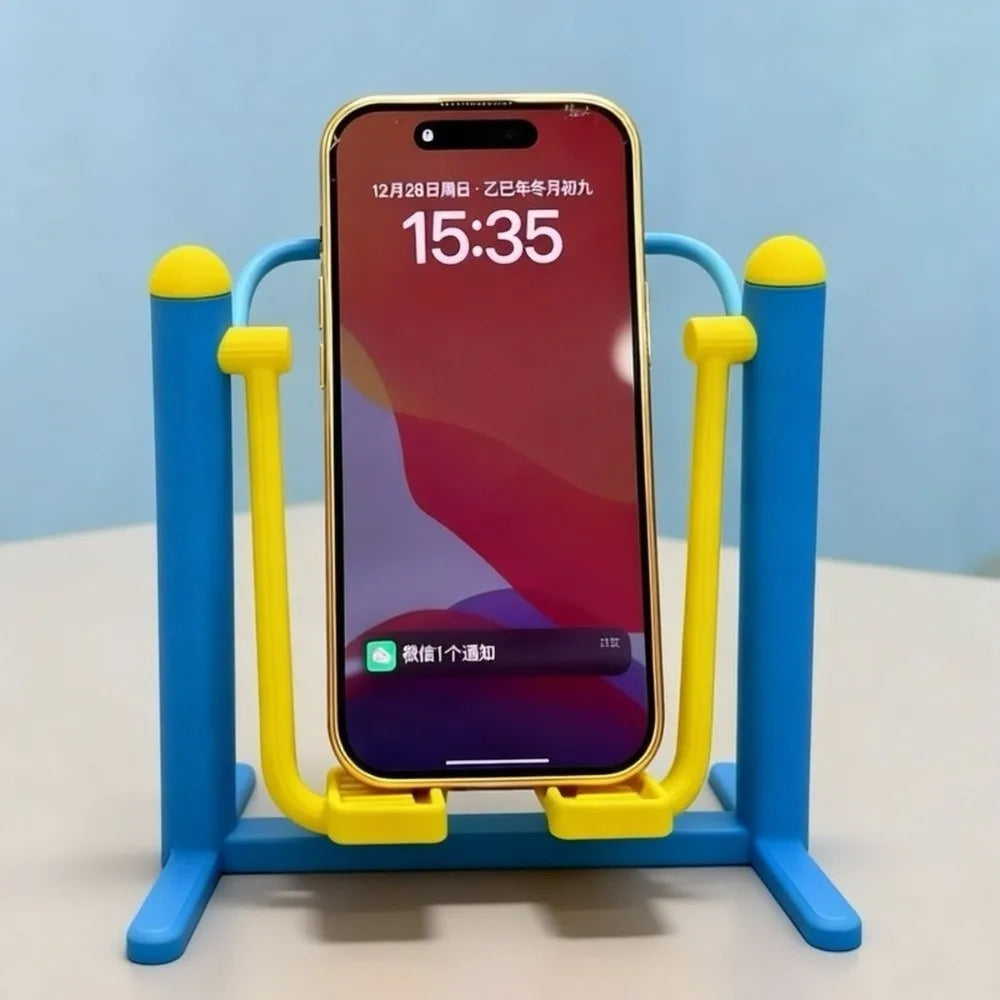 Gym Rack Phone Stand Holder