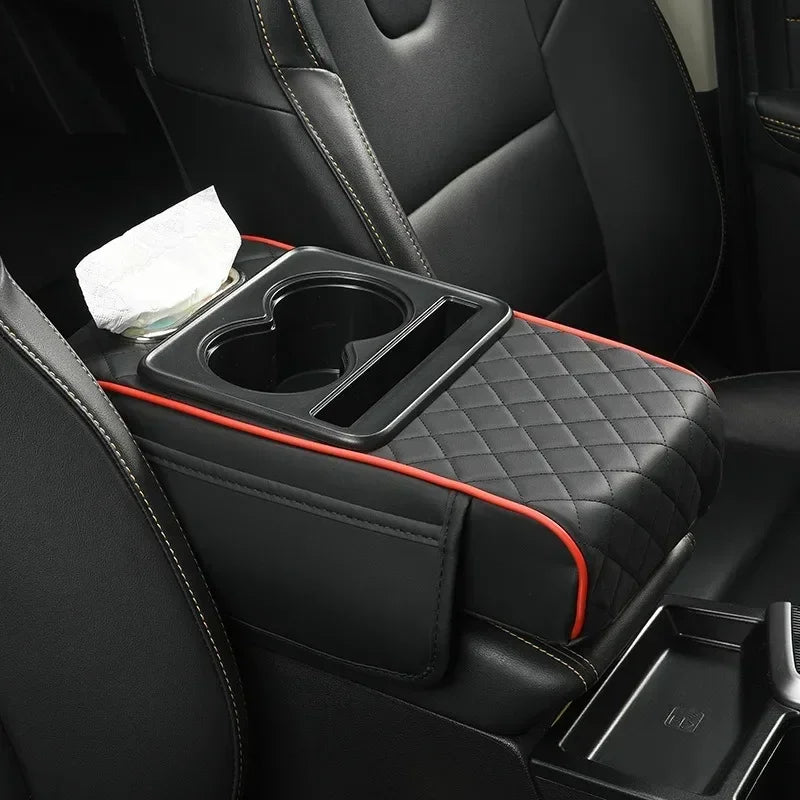 Console Craft Multi-Pocket Car Armrest Pad