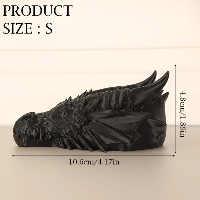Gothic Dragon Head Catchall Storage Tray