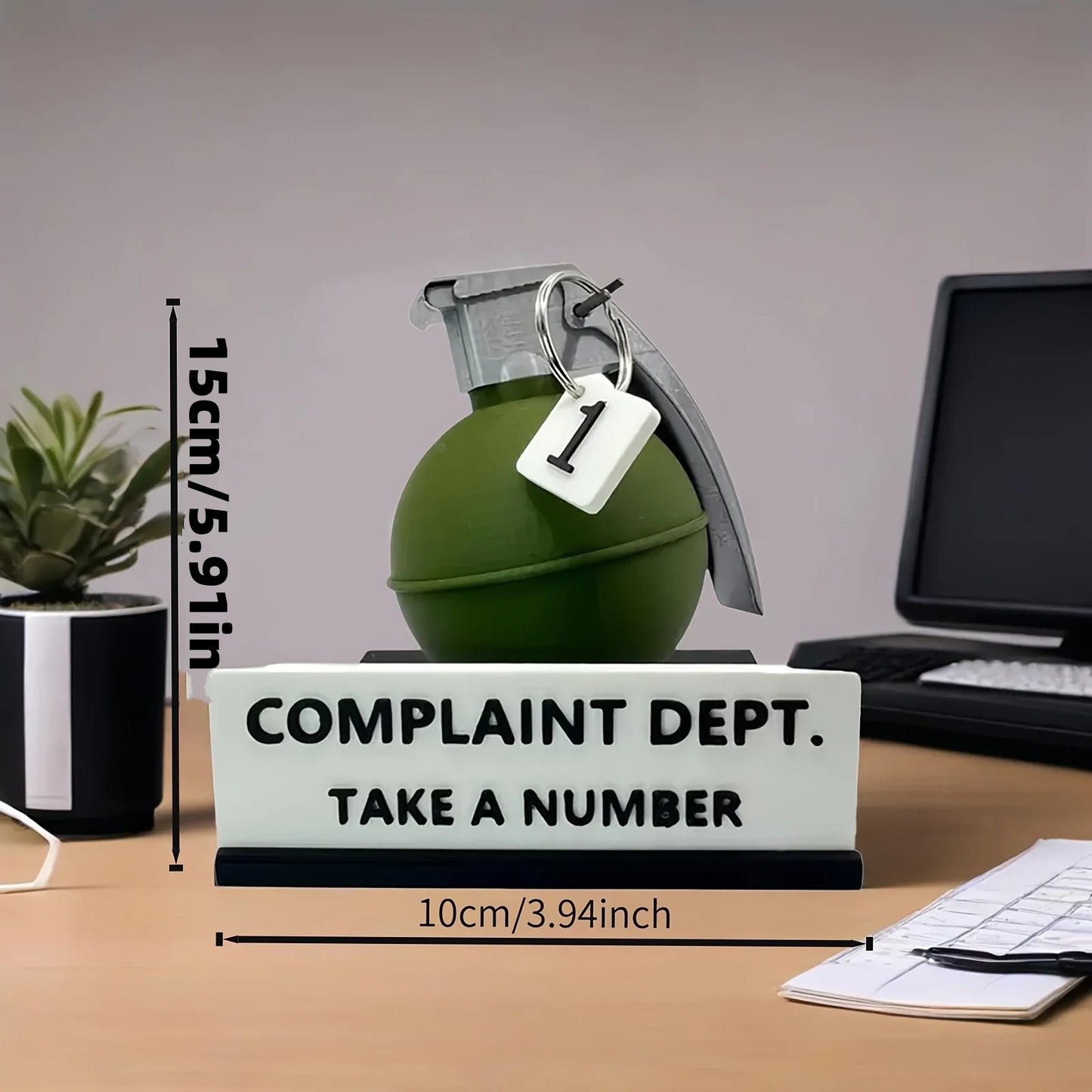Passive-Aggressive Office Energy Desk Sign