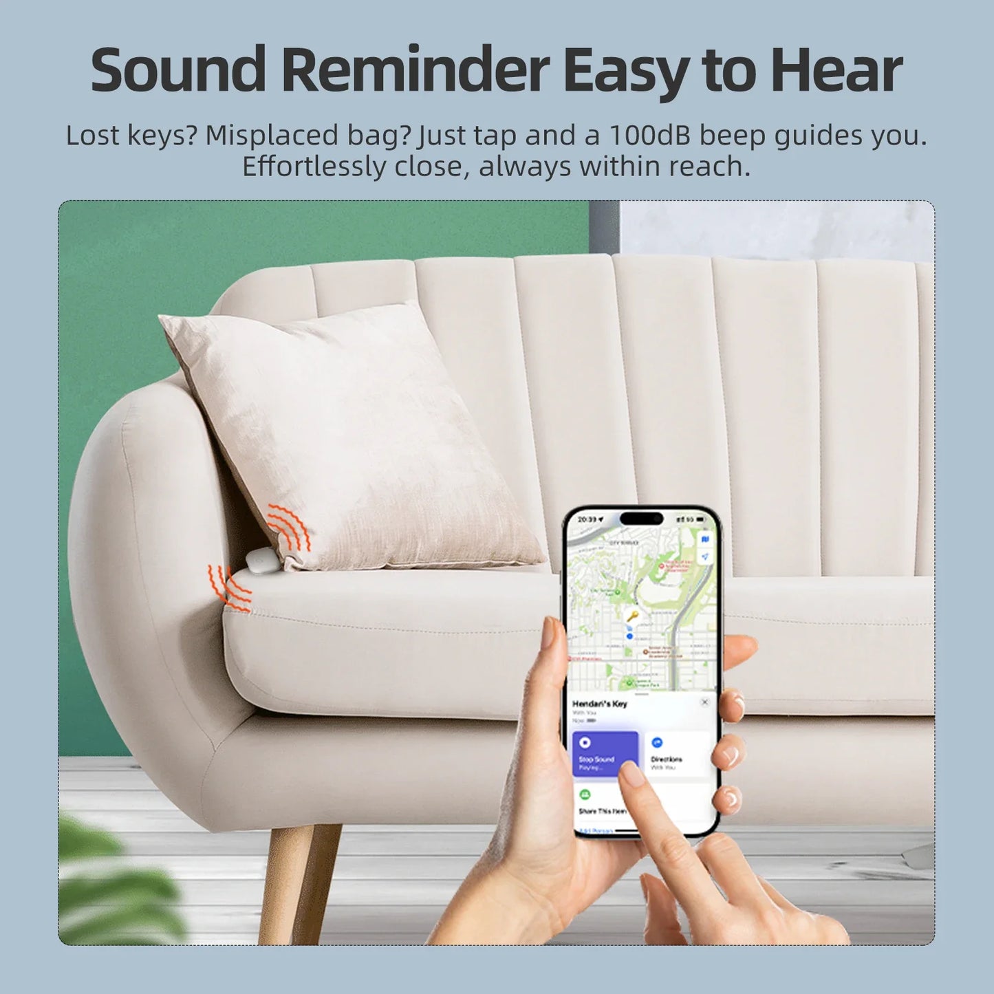 Secure Tag Mini GPS Anti Lost Bluetooth Tracker