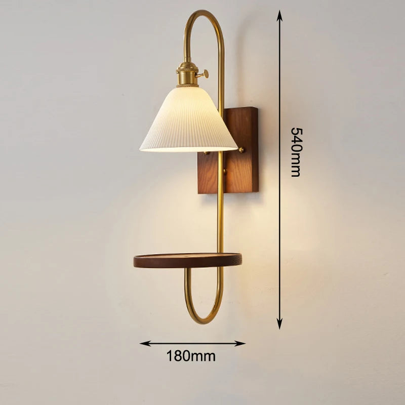 American Vintage Glass Wall Ambient Lamp