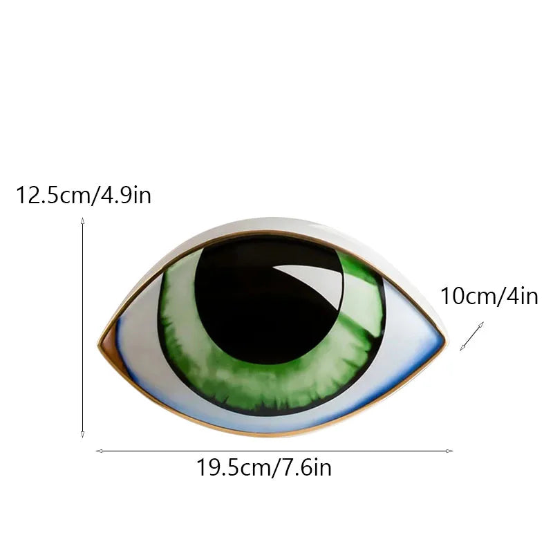 Mystic Eye Sculpture Ceramic Home Decor