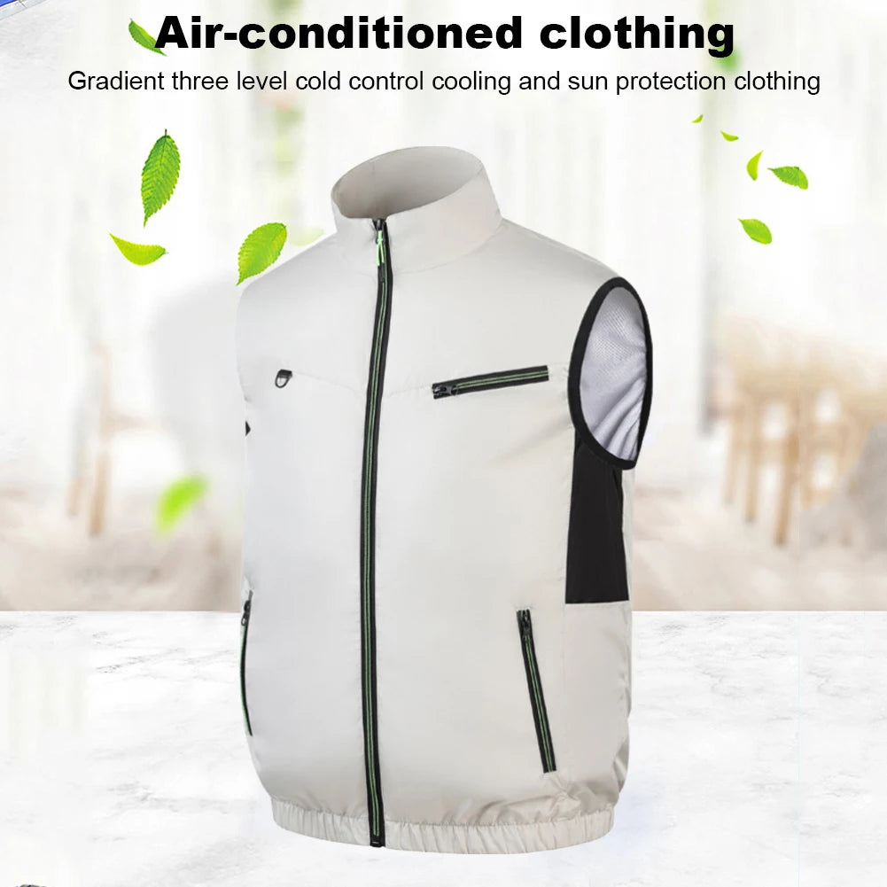 Ultra Breeze Built-In Fan Lightweight Summer Cooling Vest