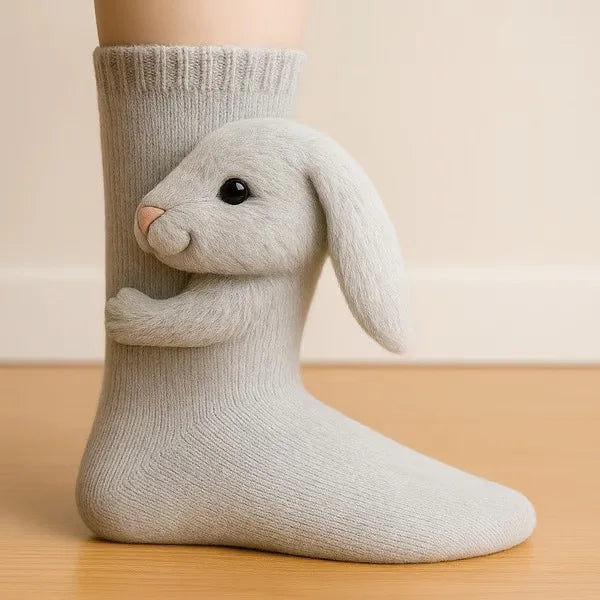 Animal Crew Plush Cozy Socks