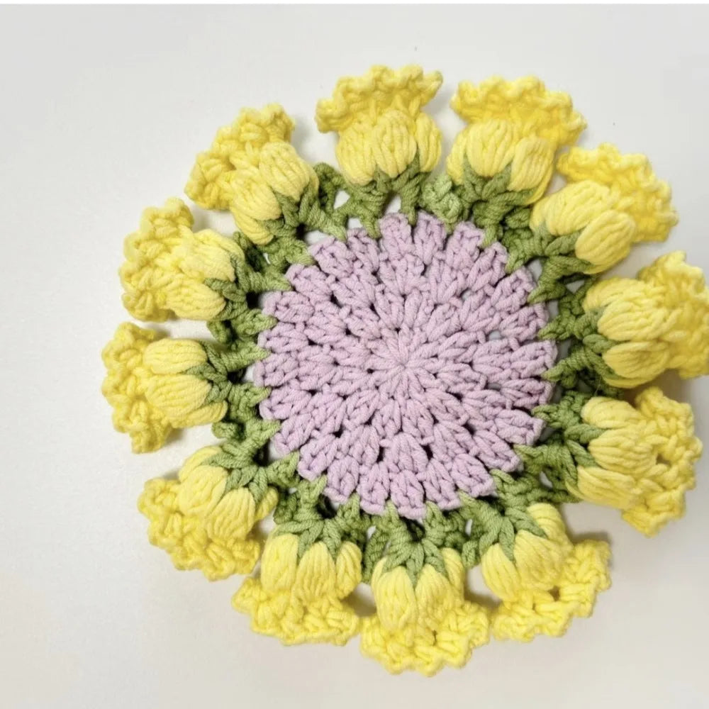 Handcrafted Convertible Yarn Rose Bouquet