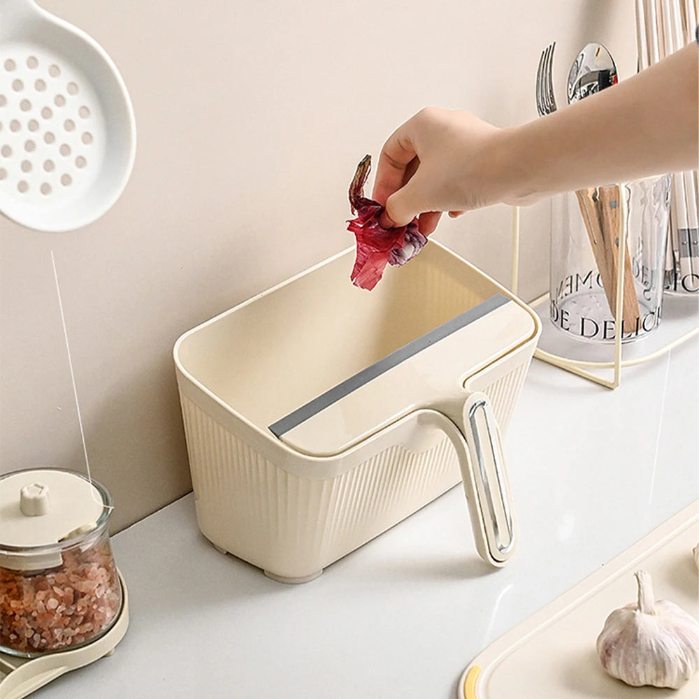 Mini Desktop Trash Scraper Bin
