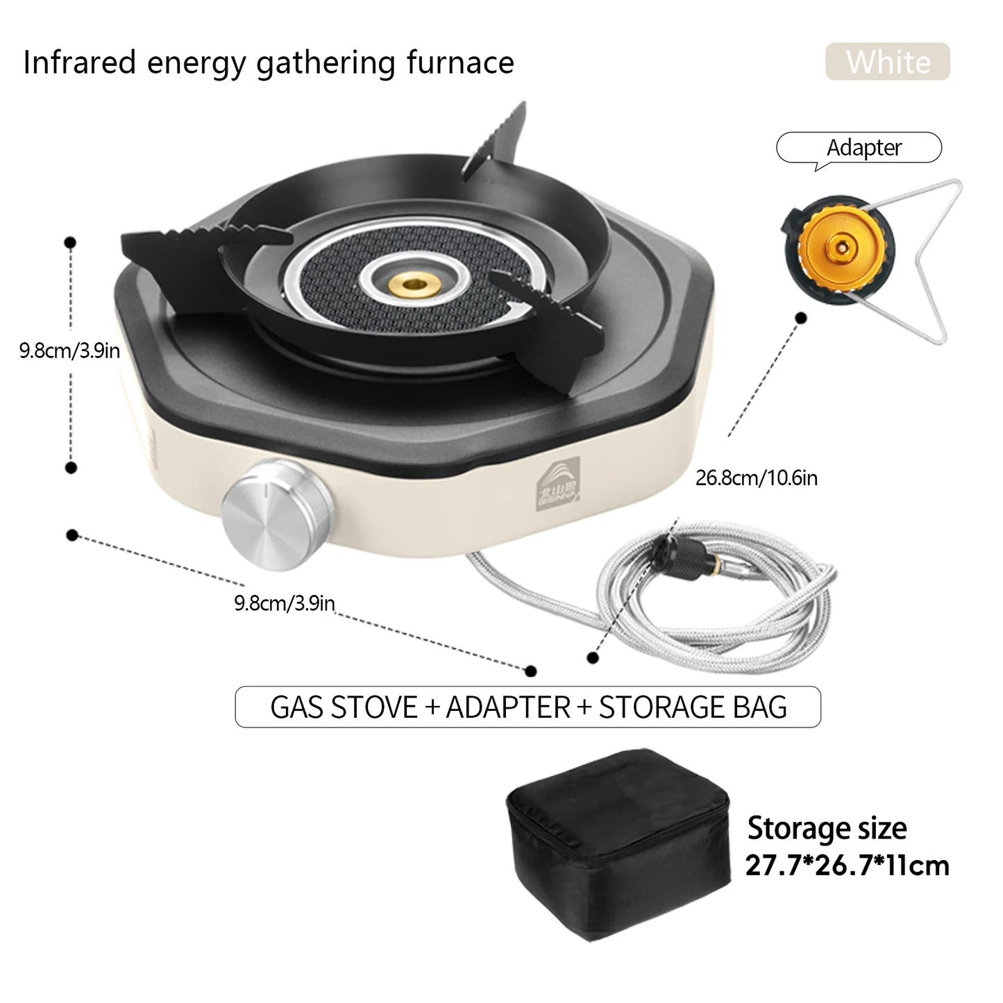 Turbo Glow Infrared Outdoor Camping Stove
