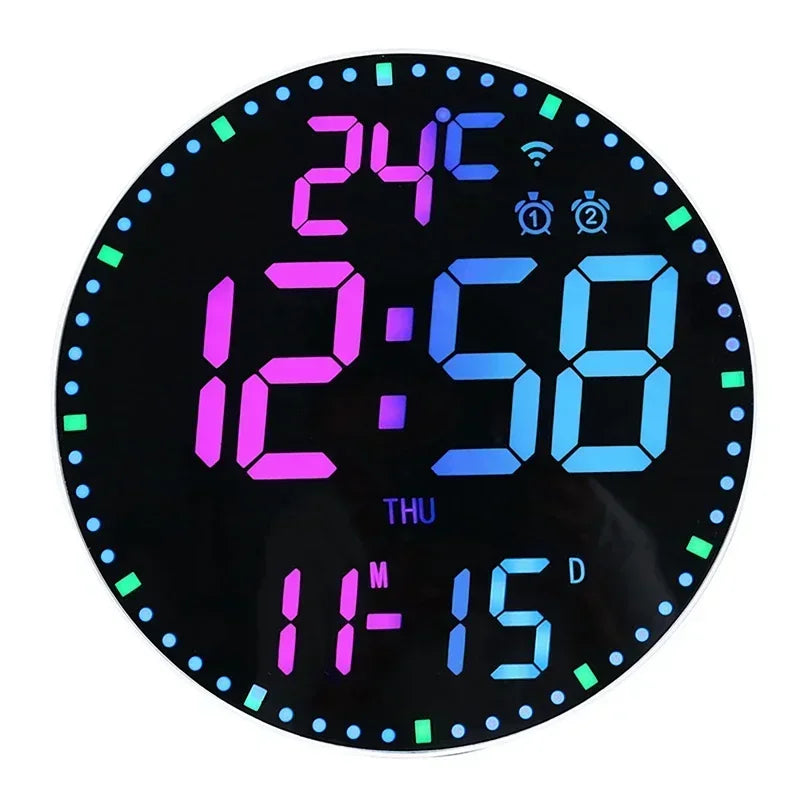 Neon Pulse Smart RGB Multifunctional Wall Clock