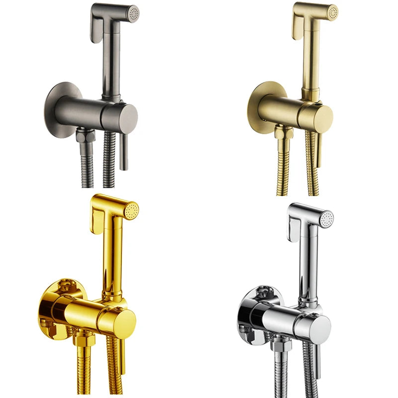 Always Clean Wall Mounted Bidet Spray Faucet Set