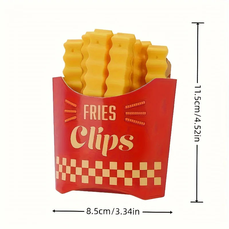 Midnight Snack Magnetic French Fry Bag Sealing Clips