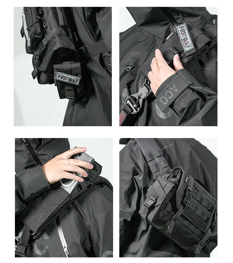 Snap-Release Chest Phone Carrier